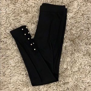 Girls pearl leggings